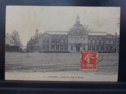 27245 . LOUVIERS . HOTEL DE VILLE ET MUSEE . OBLITEREE 1907 - Louviers