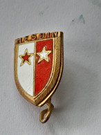 INSIGNE  BOUTONNIERE FOOTBALL,, HESDIN  ,,,DATE DES ANNEES   50/60    TBE - Kleding, Souvenirs & Andere