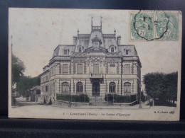 27246 . LOUVIERS . LA CAISSE D EPARGNE  . OBLITEREE 1907 - Louviers