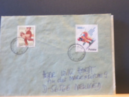 105/873 LETTRE POLOGNE - Skiing