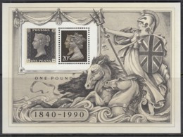GROSSBRITANNIEN  Block 6, Postfrisch **, 150 Jahre Briefmarken, 1990 - Blokken & Velletjes