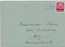 37382# HINDENBURG LOTHRINGEN LETTRE Obl WIGINGEN VIGY MOSELLE METZ - Covers & Documents