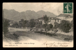 06 - MENTON - VALLEE DE BORIGO - Menton