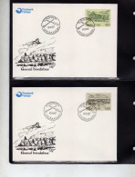 Iles Feroe -1987 -  4  FDC -   Architecture Traditionnelle - Faroe Islands