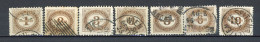 AUTRICHE - TAXE 1894 Yv. N° 1 à 5, 7 (o) 1k à 6K, 10k Cote 35 Euro  BE  2 Scans - Portomarken