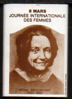 Boite D'Allumettes - 8 Mars Fournée Internationale Des Femmes - Elisa Lemonnier (2) - Scatole Di Fiammiferi