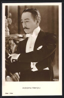 AK Schauspieler Adolphe Menjou Im Frack Mit Fliege  - Acteurs