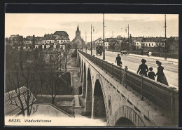 AK Basel, Viaductstrasse Mit Panoramablick  - Basel