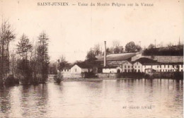 . 87 . SAINT-JUNIEN . Usine Du Moulin Pelgros Sur La Vienne . - Saint Junien
