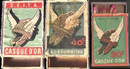 3 Boites D'Allumettes - Casque D'OR - Matchboxes