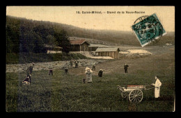 55 - SAINT-MIHIEL - STAND DE LA VAUX-RACINE - CARTE TOILEE ET COLORISEE - Saint Mihiel