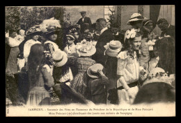 55 - SAMPIGNY - SOUVENIR DES FETES EN L'HONNEUR DU PRESIDENT POINCARE - DISTRIBUTION DES JOUETS - EDITEUR PRIANT - Autres & Non Classés