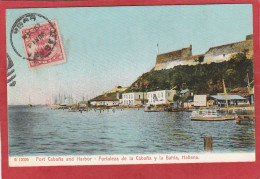 Cuba - Habana - Fort Cabana And Harbor- La Havane - Kuba