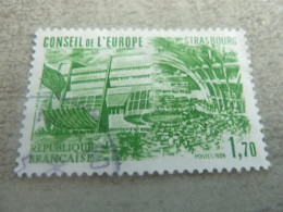 Strasbourg - Palais De L'Europe - 1f.70 - Yt Ts 82 - Vert - Oblitéré - Année 1984 - - Used