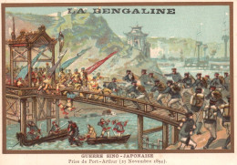 BENGALINE -La Véritable Teinture Poudre E GILBERT -Guerre Sino-japonaise Prise De Port Arthur 1894 - Werbepostkarten