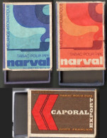3 Boites D'Allumettes - TABAC NARVAL Et CAPORAL - Matchboxes