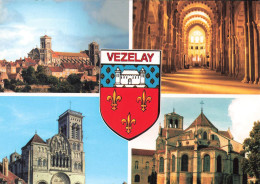 FRANCE - Vézelay - La Colline Eternelle Est Célèbre Pour Sa Basilique Romane - Multi-vues - Carte Postale - Vezelay