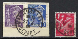 FRANCE Ca.1938-41:  Lot D' Obl. "Marseille-Départ" - Used Stamps