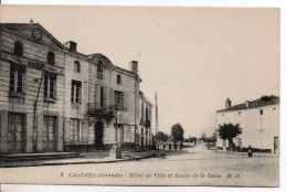 Carte Postale Ancienne Castres - Hôtel De Ville Et Route De Saint Selve - Andere & Zonder Classificatie