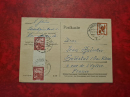 Lettre / Carte   1950   SAARBRUCKEN     TIMBRES  SAAR - Autres & Non Classés