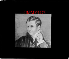 Portrait De Humphry Davy, Physicien Britannique - Plaque De Verre - Taille 85 X 100 Mlls - Glasdias
