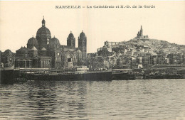 13 -  MARSEILLE -   LA CATHEDRALE ET NOTRE DAME DE LA GARDE - Non Classés