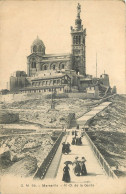 13 -  MARSEILLE - NOTRE DAME DE LA GARDE  - Notre-Dame De La Garde, Lift En De Heilige Maagd
