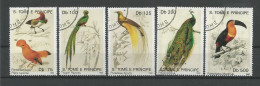 St Tome E Principe 1992 Birds  Y.T. 1099/1103 (0) - Sao Tome Et Principe