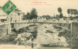 CPA-31-L'ISLE-EN-DODON -La Passerelle- Phototypie Labouche N° 393*1913 * TBE* 2 Scans - Andere & Zonder Classificatie