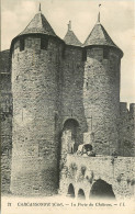 11 - CITE DE  CARCASSONNE  -  PORTE DU CHATEAU - LL - Carcassonne