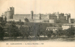 11 - CITE DE  CARCASSONNE -  LA CITE AU NORD EST - ND - Carcassonne