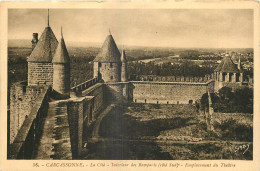 11 - CITE DE  CARCASSONNE - EMPLACEMENT DU THEATRE - Carcassonne