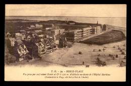 62 - BERCK-PLAGE - VUE PRISE PAR LE CERF-VOLANT GOMES ET CIE - Berck