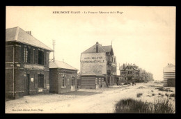 62 - MERLIMONT-PLAGE - LA POSTE ET L'AVENUE DE LA PLAGE - HOTELS BELLEVUE ET DE LA PLAGE - Sonstige & Ohne Zuordnung