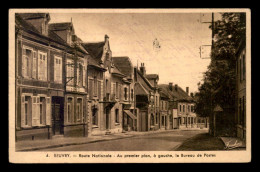 62 - BEUVRY - ROUTE NATIONALE - LE BUREAU DE POSTE - Beuvry