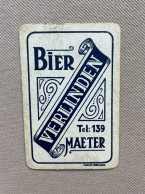 Speelkaart / Carte à Jouer - BIER MAETER - VERLINDEN (Lubbeek) BELGIUM - Autres & Non Classés