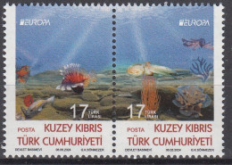 Cyprus TURKEY 2024.Europa CEPT.Underwater Fauna And Flora.set 2 St. MNH - 2024