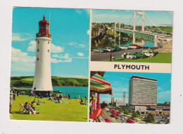 ENGLAND - Plymouth Multi View Used Postcard - Plymouth