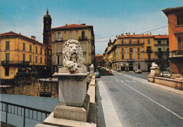 Cartolina Monza - Ponte Dei Leoni - Via Vitt Emanuele - Monza