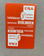 Speelkaart / Carte à Jouer - ENA Bronwater Limonaden Tafelbieren - Brouwerij VERLINDEN (Herselt) BELGIUM - Sonstige & Ohne Zuordnung