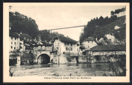 AK Vieux Fribourg, Panorama Avec Pont Du Gotteron  - Fribourg
