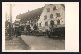 Foto-AK Ettal, Hotel Ludwig Der Bayer / Kloster-Gasthof Mit Strasse Und Autobus  - Other & Unclassified