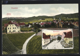 AK Pleinfeld, Ortsansicht Mit Schloss Sandsee, Marktplatz  - Autres & Non Classés