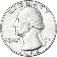 Monnaie, États-Unis, Quarter, 1982 - 1932-1998: Washington