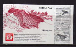 Groenland - (2001) - Feuillet Souvenir "Hafnia'01" - Chasse A La Baleine --Neufs**- MNH - Blocks & Kleinbögen