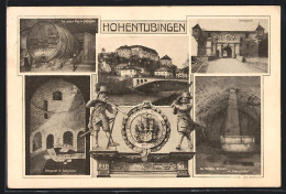 AK Tübingen, Schloss Hohentübingen, Grosses Fass U. Brunnen Im Schlosskeller, Schlossportal  - Sonstige & Ohne Zuordnung