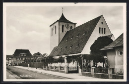 AK Fellbach, Strassenansicht Mit Pauluskirche  - Other & Unclassified