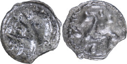 GAULE - SENONS - Potin à La Grosse Tête - Cheval - Qualité - 20-178 - Keltische Münzen