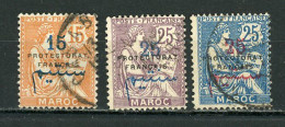 MAROC: ALLÉGORIE N° Yvert 42+44+45 Obli. - Used Stamps
