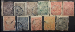 MADAGASCAR 1903, Type Zébu,  11 Timbres Yvert No 63 / 71 + 74,76 ,obl  TB  Cote 113 Euros - Used Stamps